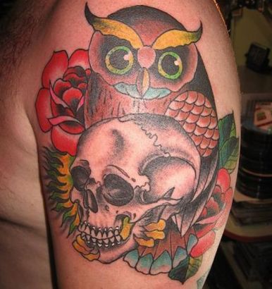 Skull Shoulder Tat