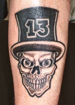 Joker Skull Tat