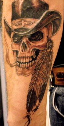 Skull With Cap Tats Image