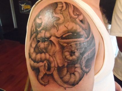 Squid Skull Tattoo