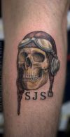 skull picture tat