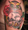 skull shoulder tat