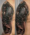 skull tat for man