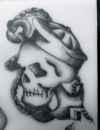 skull and anchor tat