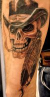 skull with cap tats image