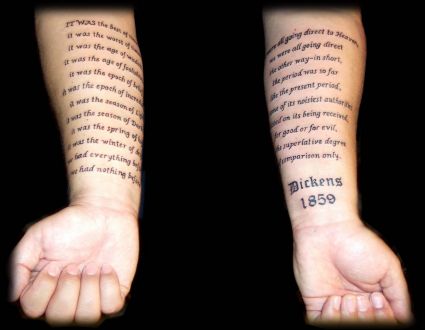 Text Tat Designs