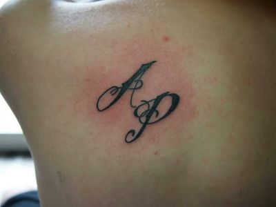 Update more than 71 ap letter tattoo images latest  incdgdbentre