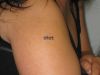 text small tattoo