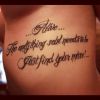 Alive soul - text tattoo