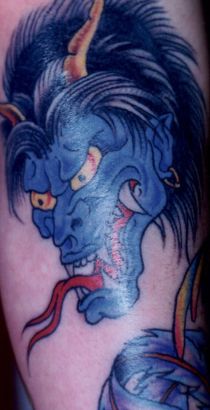 Blue Demon Tattoo