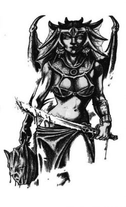 Demon Girl Tattoo
