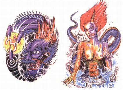 Demon Pic Tattoos