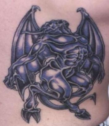 Japnese Demon Tattoo Pic