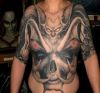 demon pic of tattoo on chest