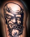 demon tattoos image on arm