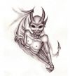 free demon pic of tattoo