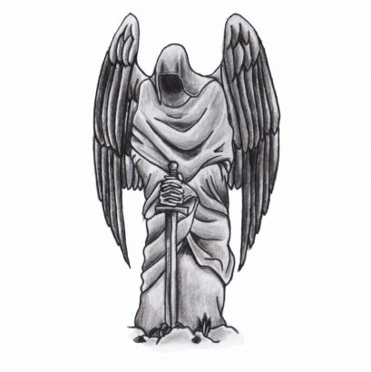 Angel Reaper Tattoo