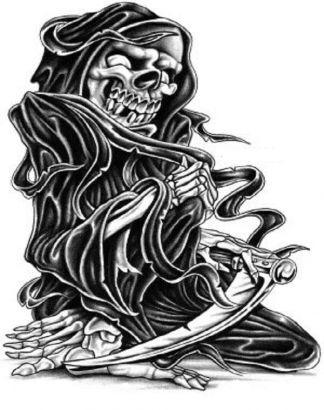 Grim Reaper Free Tattoo