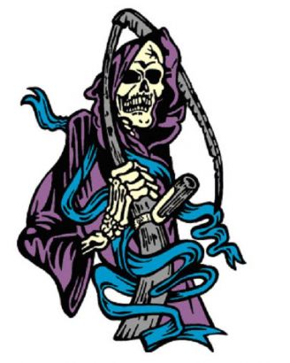 Grim Reaper Picture Tattoo