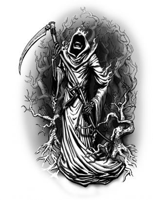 Grim Reaper Tattoo Free