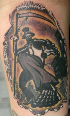 Grim Reaper Tattoo Image