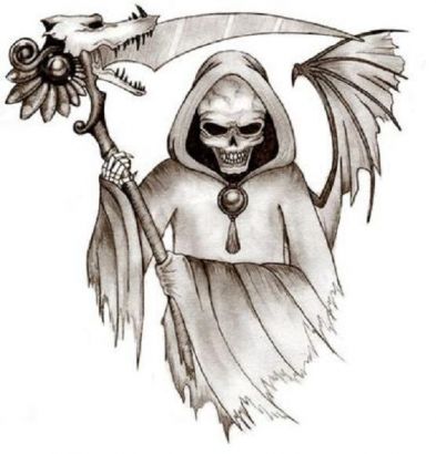 Grim Reaper Tattoos Pics Free