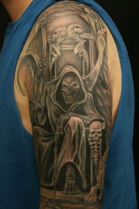 Scary tattoos, Reaper tattoos, Tattoos of Scary, Tattoos of Reaper, Scary tats, Reaper tats, Scary free tattoo designs, Reaper free tattoo designs, Scary tattoos picture, Reaper tattoos picture, Scary pictures tattoos, Reaper pictures tattoos, Scary free tattoos, Reaper free tattoos, Scary tattoo, Reaper tattoo, Scary tattoos idea, Reaper tattoos idea, Scary tattoo ideas, Reaper tattoo ideas, grim reaper skull tattoo on arm