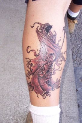 Scary tattoos, Reaper tattoos, Tattoos of Scary, Tattoos of Reaper, Scary tats, Reaper tats, Scary free tattoo designs, Reaper free tattoo designs, Scary tattoos picture, Reaper tattoos picture, Scary pictures tattoos, Reaper pictures tattoos, Scary free tattoos, Reaper free tattoos, Scary tattoo, Reaper tattoo, Scary tattoos idea, Reaper tattoos idea, Scary tattoo ideas, Reaper tattoo ideas, grim reaper tattoo on calf