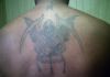 grim reaper back tattoo