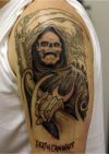 grim reaper images tattoo on arm