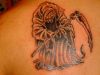 grim reaper tattoo on left shoulder balde