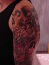 reaper pictures tattoo on arm