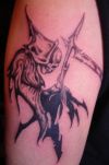 grim reaper tattoos images on arm