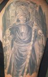 skull and grim reaper tattoo 