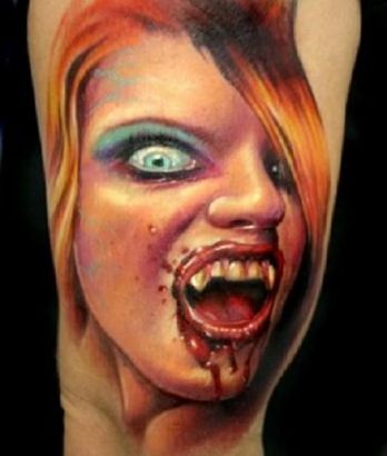 Paul Acker Vampire Tattoo