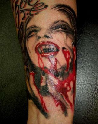 Vampire Girl Tattoos Pic