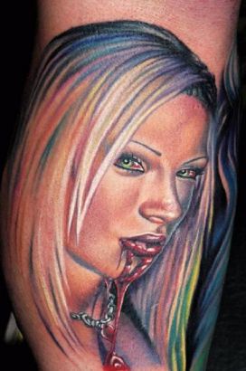 Jenna Jameson Vampire Tattoo