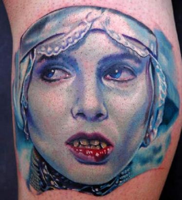 Vampire Girl Pic Tattoo