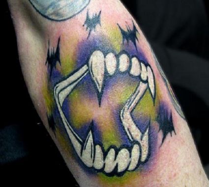 Vampire Tattoo Design