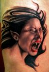 asian vampire tattoo