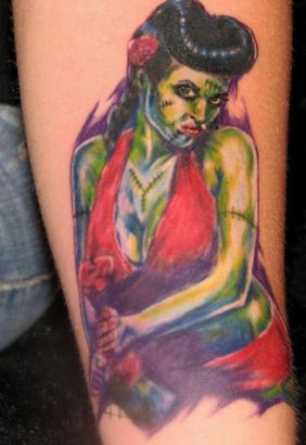 Zombie Arm Tattoo Design