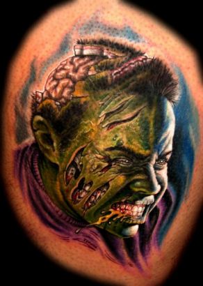 Zombie Tattoo Pic Free 