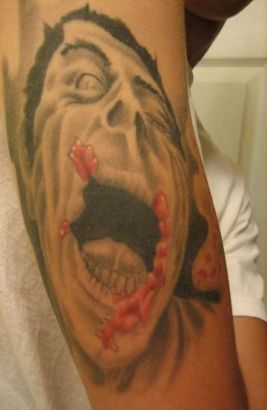 Zombie Tattoo Design 