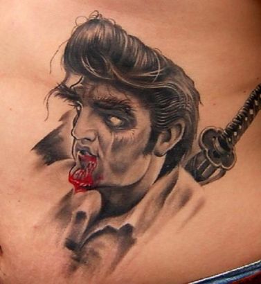 Zombie Tattoo On Lower Back