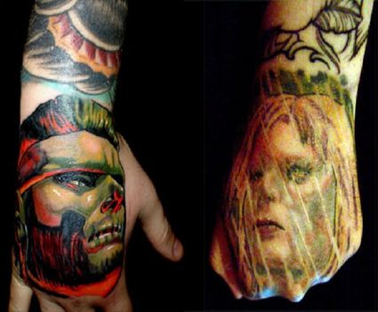 Full Sleeve Zombie Tattoo Design