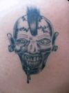 Zombie Face Tat