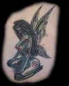 Zombie with wing Tattoo Art