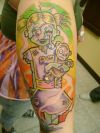 Zombie Tattoos On Arm
