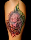 Zombie Tattoo Design on Bicep