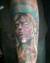 Zombie Face Tattoo Pics 